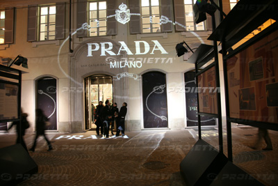 proiezione realizzata con proiettore shark 575